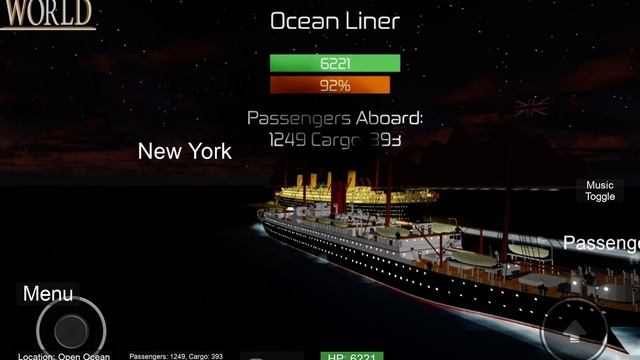 Sinking the Carpathia in Roblox Tiny Sailors World смотреть онлайн