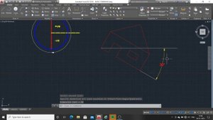 #6 Rotate an Object with Angle | AutoCAD Rotate Object to Match Line | ROTATE IN AUTOCAD | IN HINDI