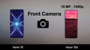 Honor 30s vs Honor 9X