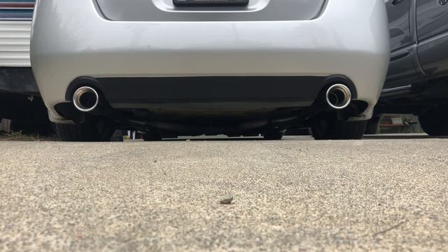 2010 Nissan Altima 2.5 Muffler Delete Cold Start смотреть онлайн