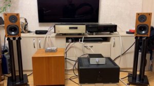 Mondiale (ПРОТОТИП усилителя Александра Трусова) + ProAc Tablette 50 (bass guitar)