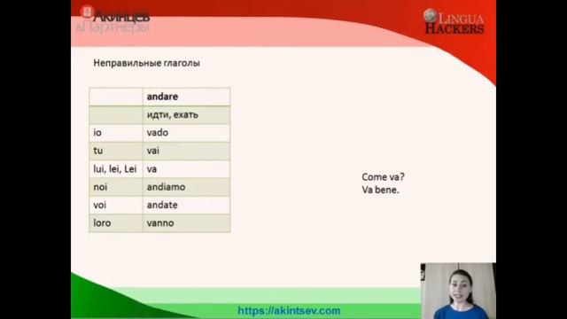 Видеофрагменты по итальянскому мини-курсу №1 Урок №5  Уровень А1-А2
