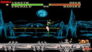 Mortal Kombat II Special (Unl) (Roster Hack) (NES Pirate) - NES Longplay - EMERALD (NO DEATH RUN)
