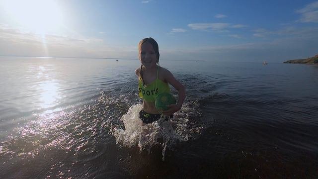 пляж дети