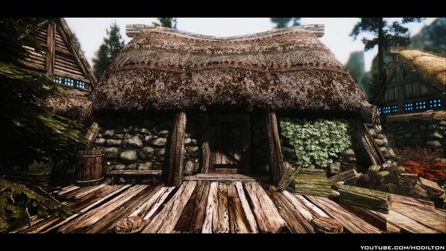 TES V - Skyrim Mods: Vivid Landscapes - Orc and Farmhouse смотреть онлайн