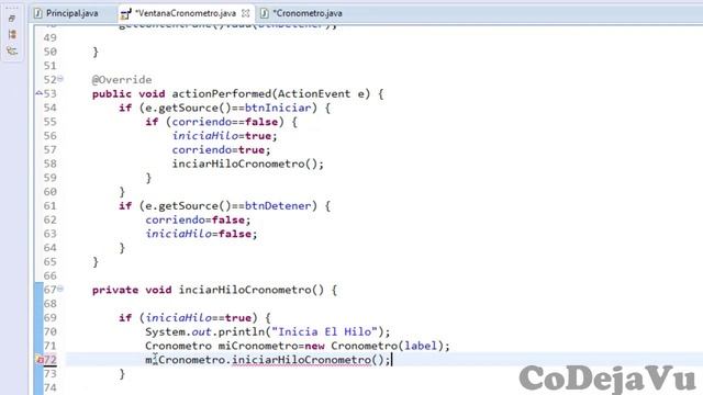 Creando un Cronómetro con Runnable en Java смотреть онлайн