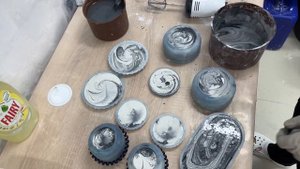 Мрамор из гипса #гипс #декор