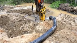 Добыча золотоносного песка, ПГС, откачка навоза, донных илов землесосом Pilemaster PD3000