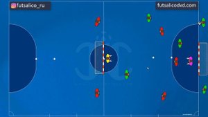 Игра через столба - 2 игровых упражнения для быстрого обучения любой команды! | futsal pivot