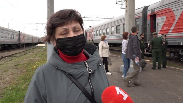 Солдаты-срочники отправились из учебного центра ракетных войск по воинским частям