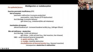 Malabsorption and Diarrhea I Eman Chaudhri I GIT 113 PAL review session