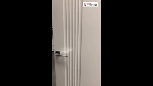 Дверь межкомнатная ПДГ Уника 3 Эмаль белый шелк