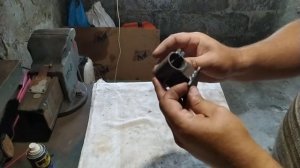 Восстановил крепление защитного кожуха на мотокосе.