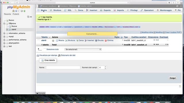 PhpMyAdmin in 1 ora. Lezione #3 - Inserire dati nella tabella MySql con phpMyAdmin смотреть онлайн