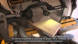 DeWalt DWS780-QS afkortzaag - Krachtpatser voor de grote klus