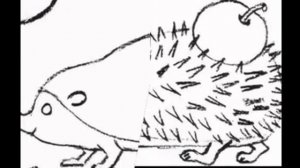 как нарисовать ежа