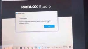 whenever I try to open Roblox studio it keeps saying this￼ how to fix pls