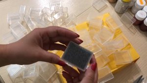266. Посылка с коробочками для бисера с AliExpress; обзор и сравнение с моими круглыми баночками