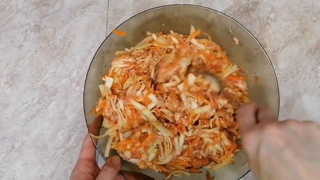 Без жарки и возни! ЗАПЕКАНКА из фарша и капусты. Вкуснее ужина ещё не было! смотреть онлайн