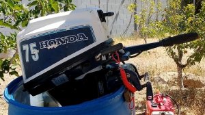 7.5HP HONDA BF75L LONG SHAFT TESTING
