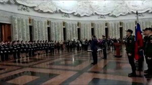 Присяга кадет в Музее Боевой Славы На Поклонной горе 10 марта 2019 года