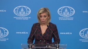 briefing by Maria Zakharova on March 24, 2022.