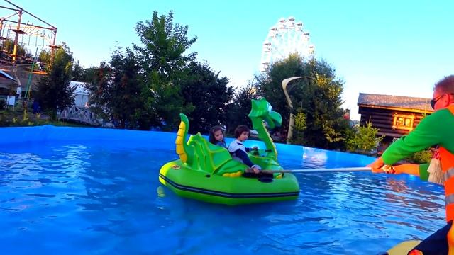 Дети Сами ПРИДУМАЛИ РАЗВЛЕЧЕНИЕ! Камиль и Аминка УСТРОИЛИ ПЕРЕПОЛОХ в Парке! Для детей kids childre