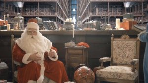 дед мороз поздравляет Веронику лично.