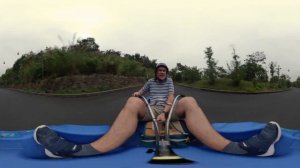 Аттракцион 360. Гонки на машинках. Скоростной спуск с горы