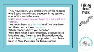 B1/B2 Intermediate English listening practice 🇬🇧 English Conversation about Music