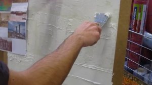 рисование шпатлевкой