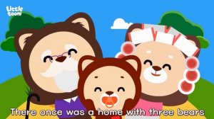 Three Little Bears | Kids song with Dragon Dee | Nursery rhymes from mother goose | Robottrains