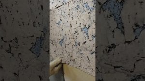 Клеем пробковые обои Викандерс Wicanders по неровным стенам. Пробка на стену. Часть 2-я.