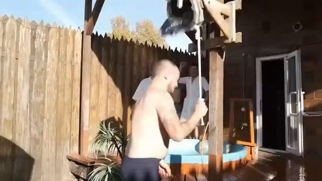 Бани на дровах с купелью и бильярдом №6 и №7 смотреть онлайн