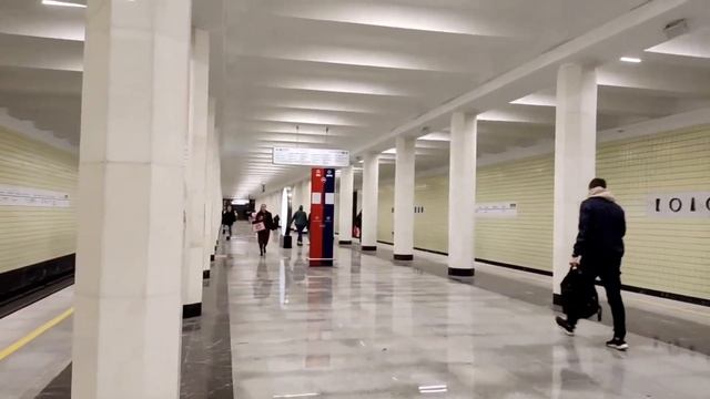От Технопарка до Царицыно в отремонтированном участке.