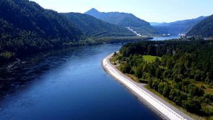 Хакасия. Черемушки. Саяны. Квадрокоптер. 4K.