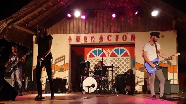 Куба, Варадеро, отель Villa Tortuga 3,  кубинская рок-группа исполняет мировые хиты смотреть онлайн