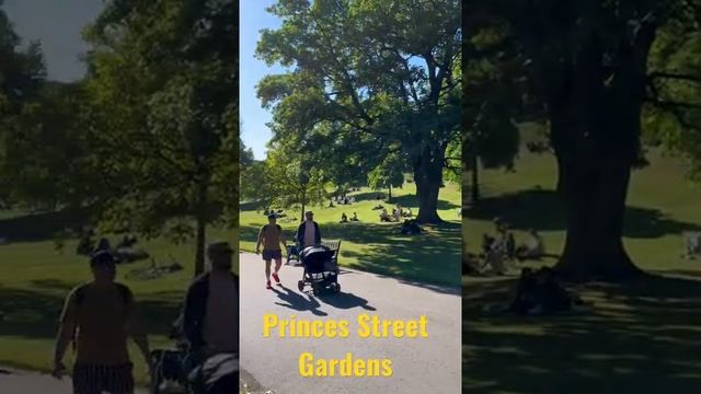 Princes Street Gardens. Edinburgh.Scotland