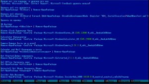Удаляем ненужные встроенные приложения Windows 10