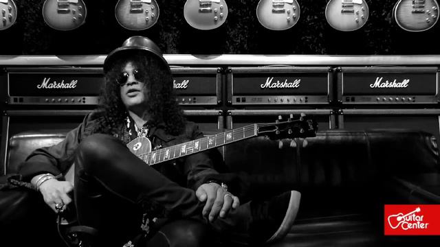 Slash: At Guitar Center, Fat Strings and Simple Effects