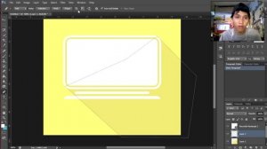 Monitor | Flat Design Tutorial | How To Make A Flat Design In Photoshop