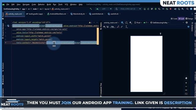 API Integration in Android - Volley and Retrofit Libraries - Android Studio Tutorial in Hindi