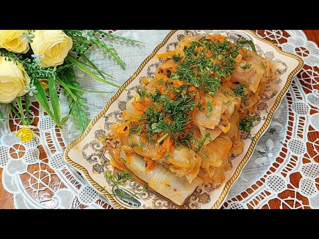 Вот так нарежьте капусту! Самый практичный метод голубцы | вкусный рецепт капусты.Рецепты от Мадина смотреть онлайн