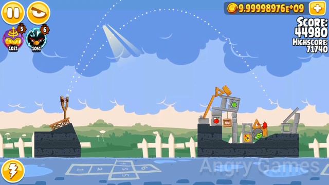 Angry Birds Seasons 3 Stars Back To School 17TH Level смотреть онлайн