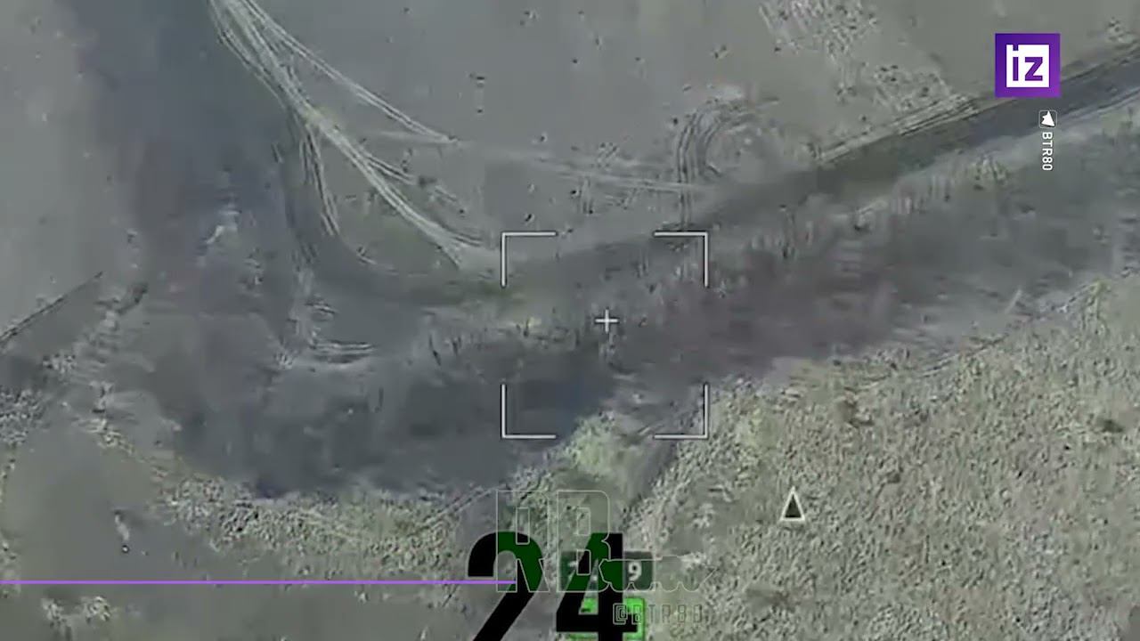 Чешская РСЗО "Вампир" уничтожена на Авдеевском направлении.Czech MLRS "Vampire" destroyed by Lancet смотреть онлайн