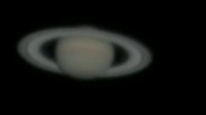 Saturn through Meade Telescope