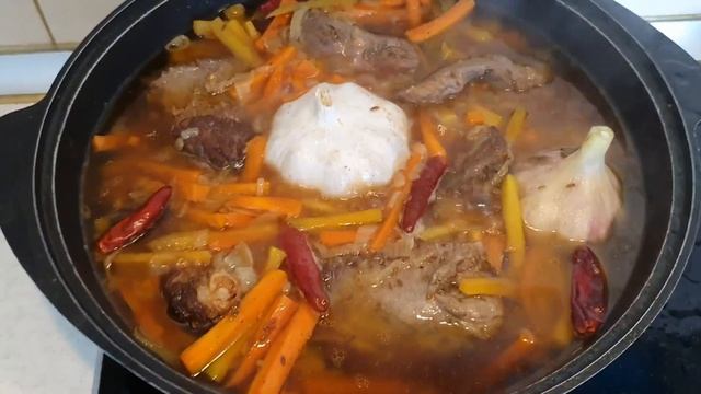 Плов по Казахски из конины - рецепт Казахского плова из конского мяса. Палау дайындау. Палау жасау.