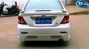 Обзор седана BYD F3 (БИД Ф3) тюнинг измененные бампера