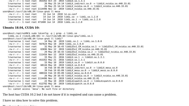 Unix & Linux: libGL error: No matching fbConfigs or visuals found смотреть онлайн