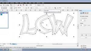 COREL Draw Contour Blend tutorial